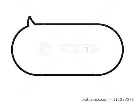 向量資料是一個向上的橢圓形語音氣泡,其線寬可以改變。 向量資料是一個向上的橢圓形語音氣泡,其線寬可以改變。 115857578