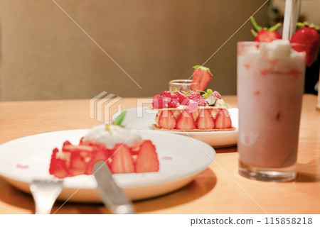 Strawberry sweets 115858218