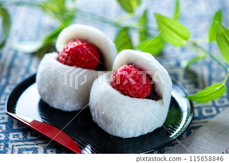 Strawberry Daifuku Strawberry Daifuku 115858846