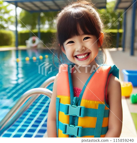 泳池邊的女孩 115859240