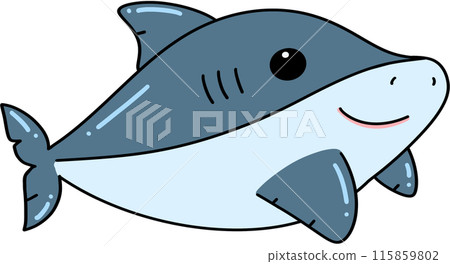 shark cartoon shark cartoon 115859802