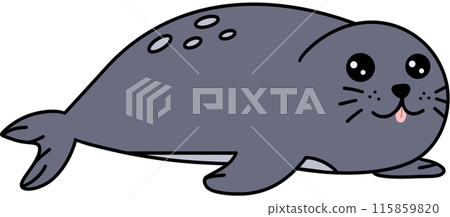 cartoon seal 115859820