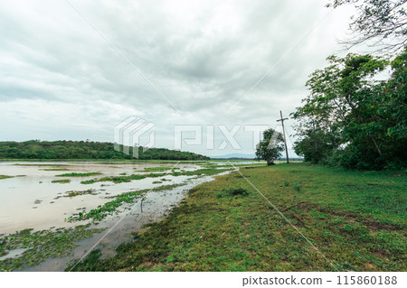View of Chiang Saen lake 115860188