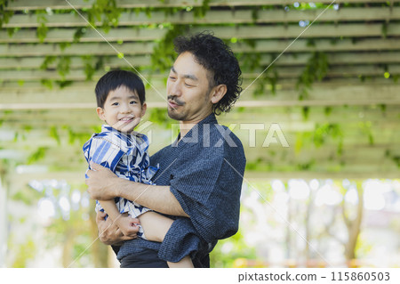 Parent and child of yukata Parent and child of yukata 115860503
