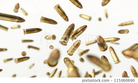 Image of many bullets and cartridges Image of many bullets and cartridges 115860690