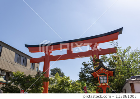 京都/伏見稻荷大社表參道的紅色鳥居（2024年5月3日拍攝） 115861005