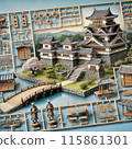 Japanese castle 115861301