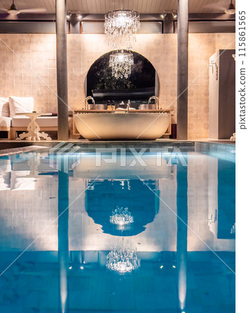 Private pool villa in Mai Khao Beach Resort in Phuket Thailand 115861565