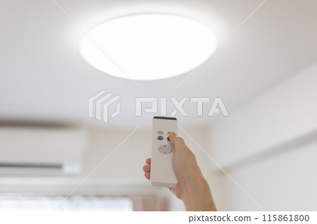 帶遙控開關的操作照明圖(省電圖) 帶遙控開關的操作照明圖(省電圖) 115861800