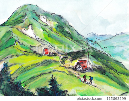 Mount Asahi [near Asahi hut] 115862299