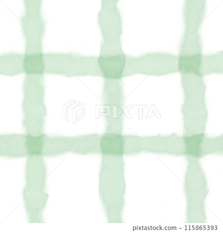 Green Plaid Gingham Check Hand Drawn Background Overlay Green Plaid Gingham Check Hand Drawn Background Overlay 115865393