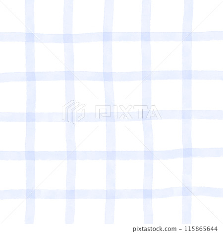 Blue Plaid Hand Drawn Background Overlay Blue Plaid Hand Drawn Background Overlay 115865644
