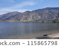 Canadian countryside landscape: Lake Osoyoos Canadian countryside landscape: Lake Osoyoos 115865798