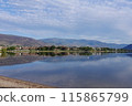 Canadian countryside landscape: Lake Osoyoos Canadian countryside landscape: Lake Osoyoos 115865799