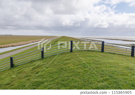 the dutch island of Ameland in the north sea 115865905