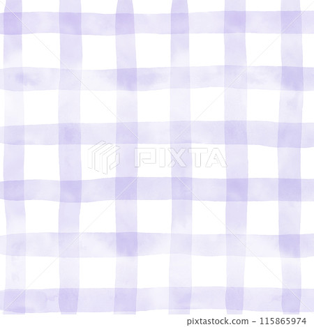 Purple Plaid Gingham Check Hand Drawn Background Overlay Purple Plaid Gingham Check Hand Drawn Background Overlay 115865974