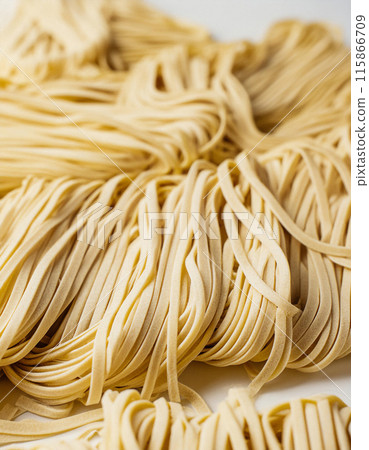 Ramen noodles: thick noodles Ramen noodles: thick noodles 115866709