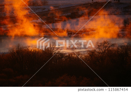 Early morning storm 115867454