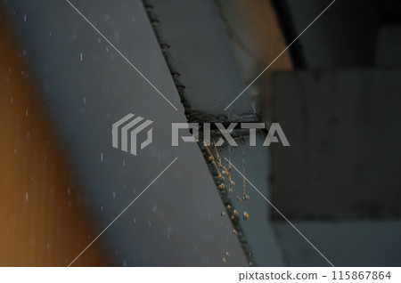 Image of heavy rain such as torrential rain 115867864