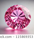 Transparent glass heart 115869353