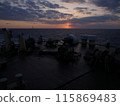 Sunset over the sea 115869483