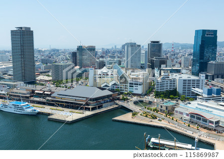 Harborland in Kobe city's Chuo ward 115869987