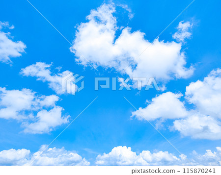 Refreshing blue sky 115870241