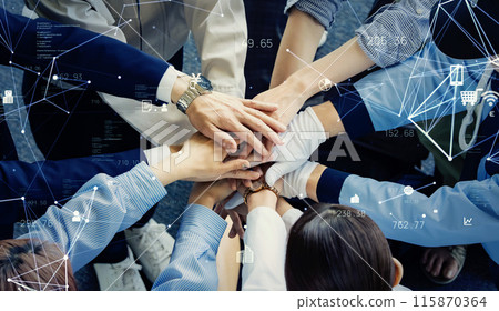 與人們形成圈子的網絡 115870364