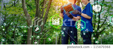 林業工人和環境技術 林業工人和環境技術 115870368