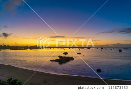 澤田海灘的日落 115873583