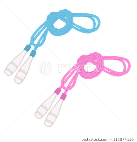 跳繩的插圖 115874136