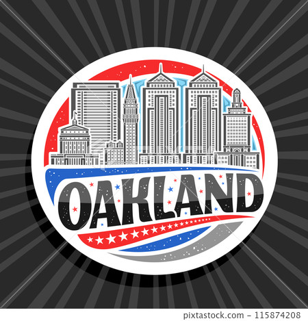 Vector logo for Oakland 115874208