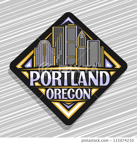 Vector logo for Portland Vector logo for Portland 115874210