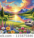 Landscape rich in nature 115875846