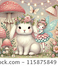 Rabbit and fairy 115875849
