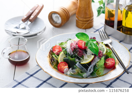 健康海藻沙拉（5種海藻、銀耳、蒟蒻瓊脂） 115876258