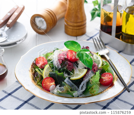 健康海藻沙拉（5種海藻、銀耳、蒟蒻瓊脂） 115876259