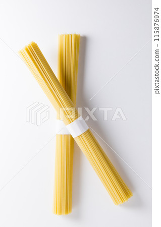 Dried noodles Spaghetti 115876974