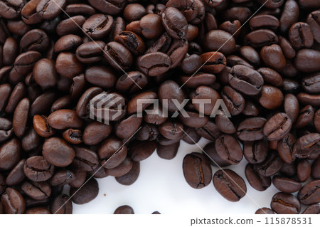 烤的咖啡豆 烤的咖啡豆 115878531