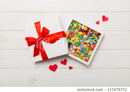 Valentine day composition 115878752