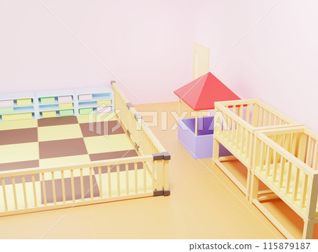 3D illustration of a nursery room 115879187