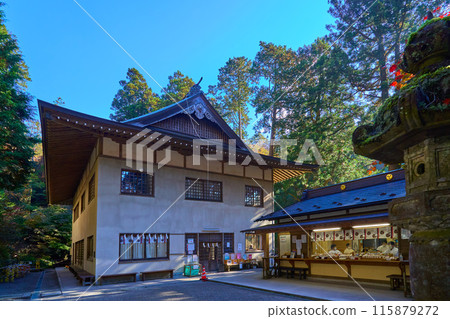 秋天的群馬縣高崎市榛名神社辦事處 115879272