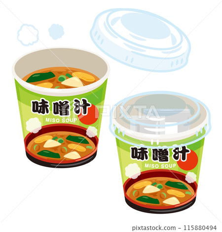 Cup Miso Soup Cup Miso Soup 115880494