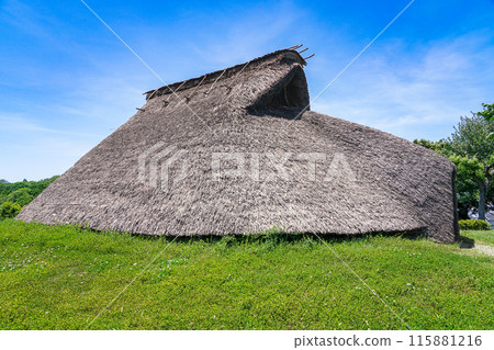 繩文復原住宅本町田遺址公園(東京都町田市) 繩文復原住宅本町田遺址公園(東京都町田市) 115881216