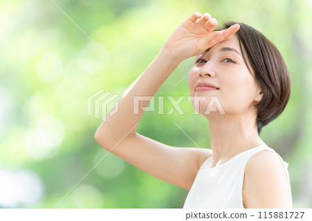Beauty, Fresh green, Looking up 115881727