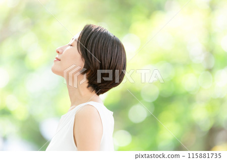 Beauty, Fresh green, Looking up 115881735