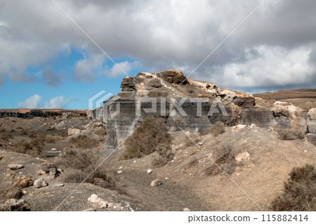 Rock formations park, Antigua Rofera, Lanzarote, Spain Rock formations park, Antigua Rofera, Lanzarote, Spain 115882414