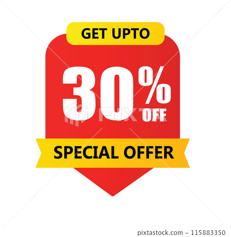 Get Upto 30 percent off Special Offer Vector Graphic Get Upto 30 percent off Special Offer Vector Graphic 115883350