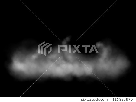 Smoke creeping along the ground 115883970