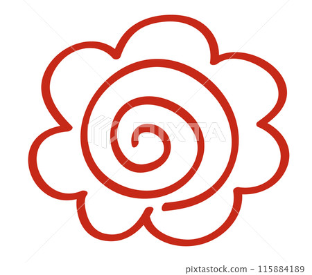 A perfect circle with a red pen A perfect circle with a red pen 115884189